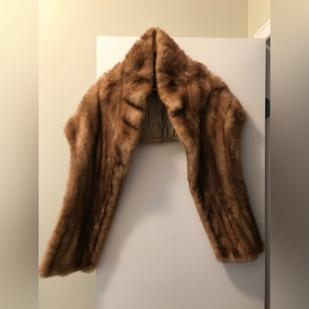 Mink stole (real mink fur)